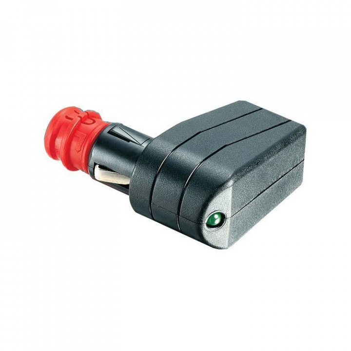 Universalkontakt 12/24V 7.5A Vinklad