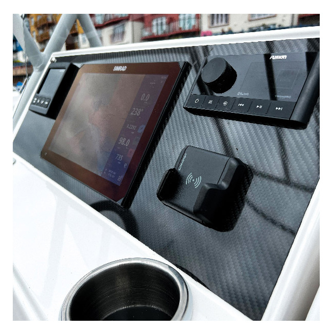 ROKK Nano Telefonhållare Med Trådlös Laddning 10W 12/24V