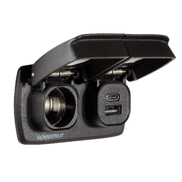 Flip-Pro Duo USB-A/C Och 12/24V Ciguttag