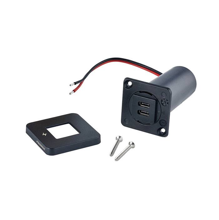 Tile USB-C & USB-C Laddare svart