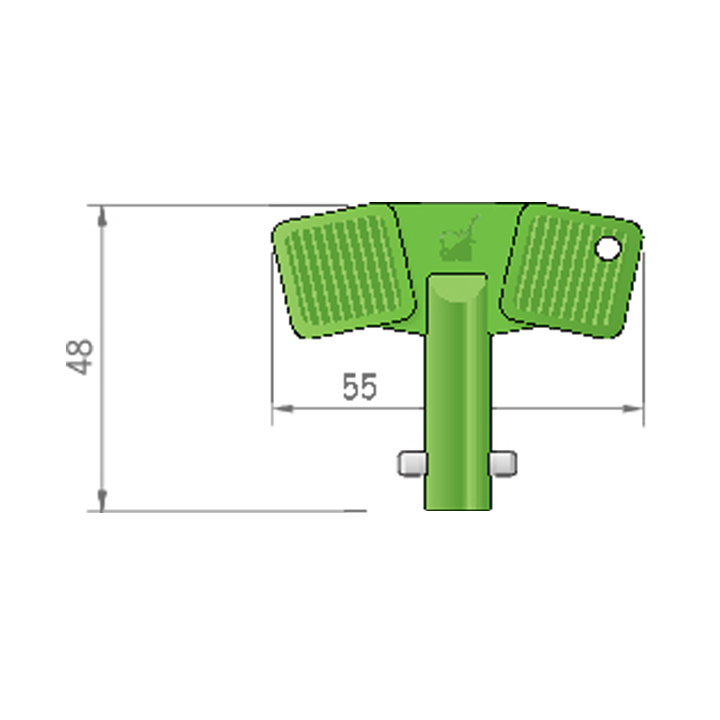 Extranyckel Grön För 1271095