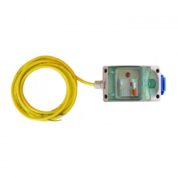 Landströmscentral  230V 16A 2 x Schuko Anslutning