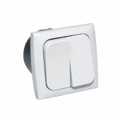 Dubbelbrytare För Inbyggnad Vit 220V Dubbelbrytare För Inbyggnad Vit 220V