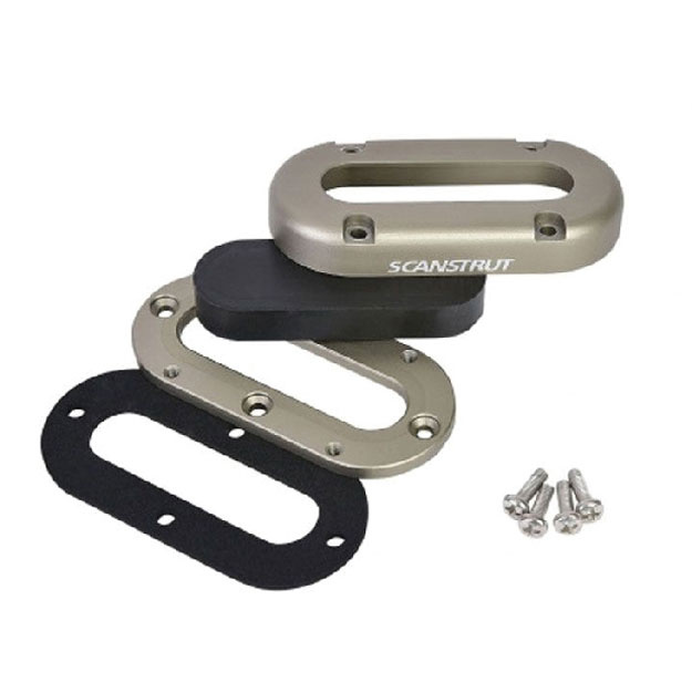 Kabelgenomföring 4 x <15mm Kabel Aluminium IP68