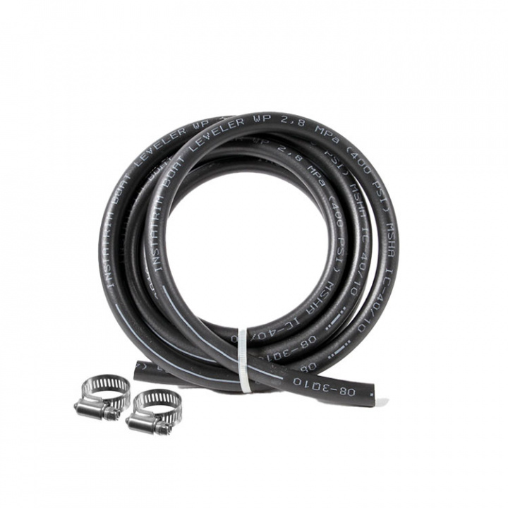 Hydraulslangsats & Rostfria Klammor 5 m