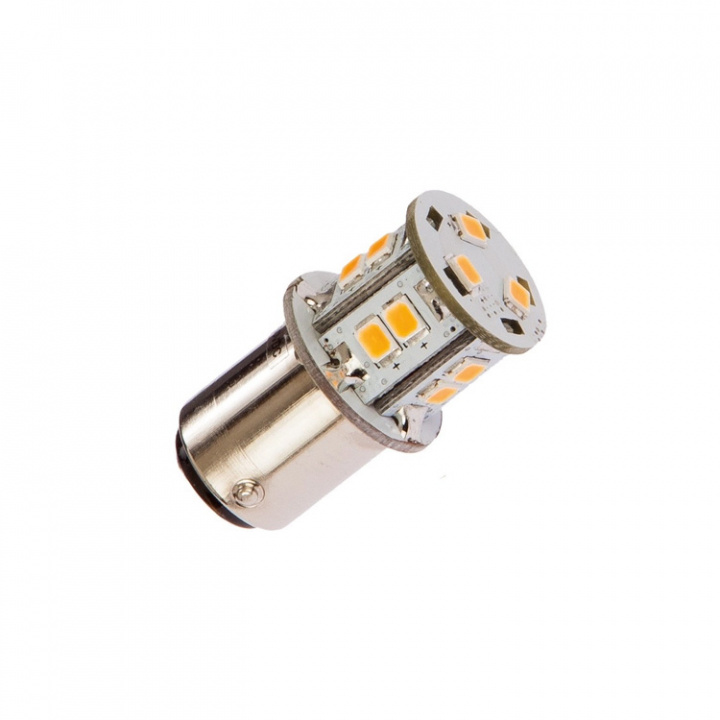 LED-Lanternlampa BAY15D Vit Ø 20x35 mm 10-35vdc 20W