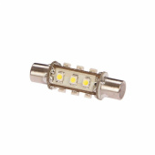 LED-Navigationslampa BS43 Vit Ø 13x42 mm 10-35vdc 10W LED-Navigationslampa BS43 Vit Ø 13x42 mm 10-35vdc 10W