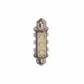 LED-Navigationslampa 42 mm Vit Ø 13x42 mm 10-35vdc 10W LED-Navigationslampa 42 mm Vit Ø 13x42 mm 10-35vdc 10W