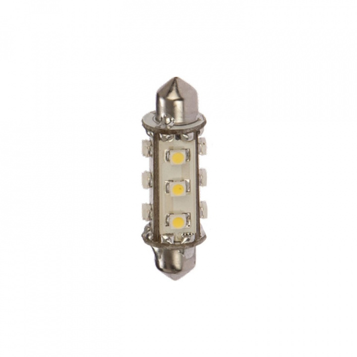 LED-Navigationslampa 42 mm Röd Ø 13x42 mm 10-35vdc 10W
