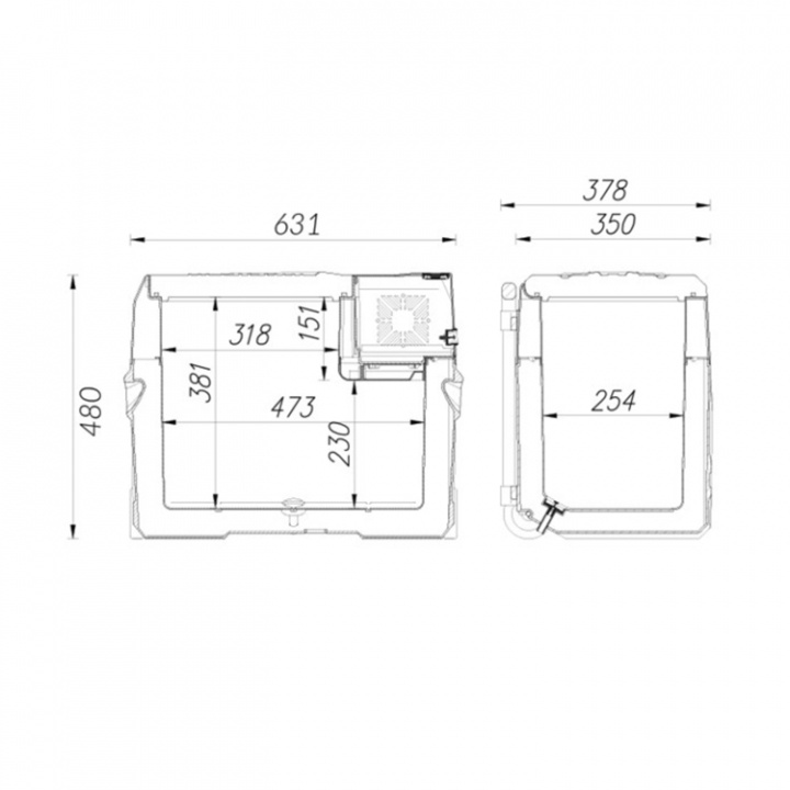 Kylbox Med Kompressor 40L