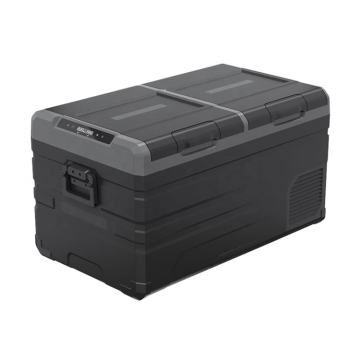 Kylbox 95L Med Kompressor 2-delad kyl/frys 12/24/230V 