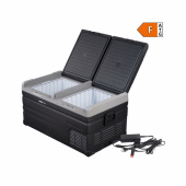 Kylbox 95L Med Kompressor 2-delad kyl/frys 12/24/230V Kylbox 95L Med Kompressor 2-delad kyl/frys 12/24/230V