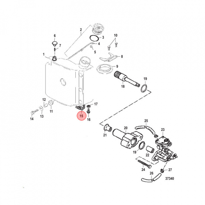 Oljenivågivare (12886A6)
