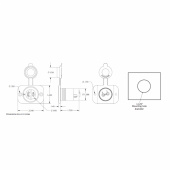 Uttag/kontakt Elmotor 2x 1-8mm Kabel Uttag/kontakt Elmotor 2x 1-8mm Kabel