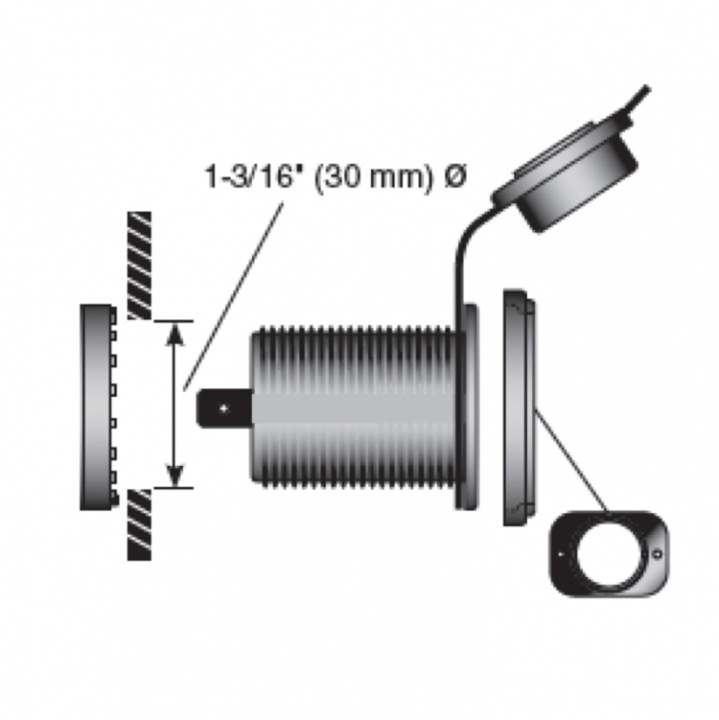 Uttag 2x USB SeaLink