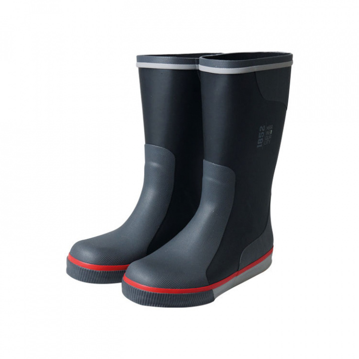 Gummistövel Med Neopren Grå/Röd