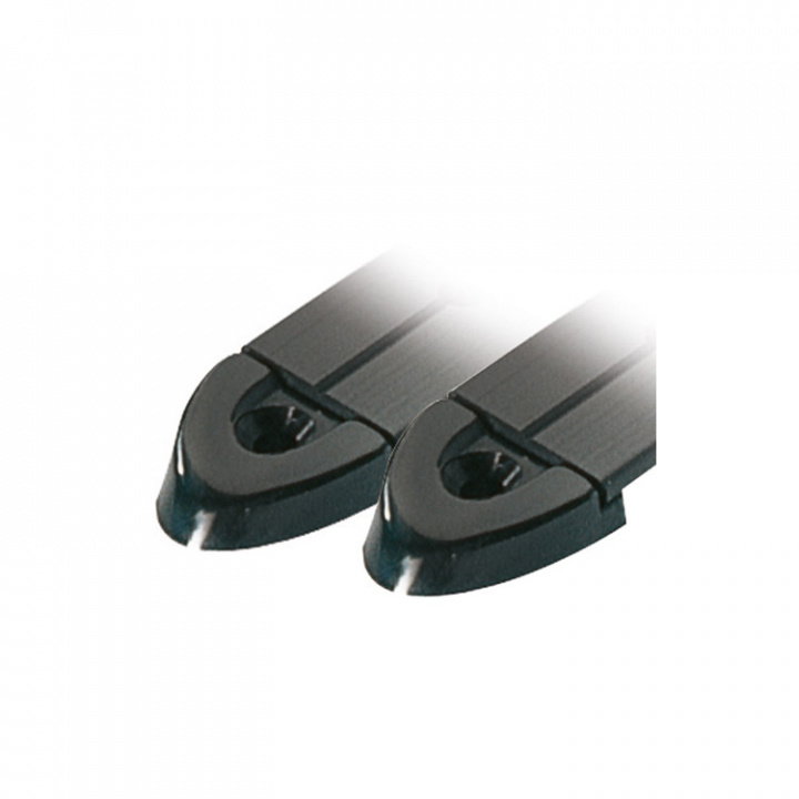 Ändstopp För 25 mm T-Skena 2-pack