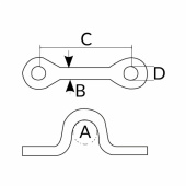 Bygel På Platta Rostfri Bygel På Platta Rostfri