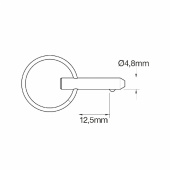 Quick Release Pin - 4.8x12.5 mm Quick Release Pin - 4.8x12.5 mm
