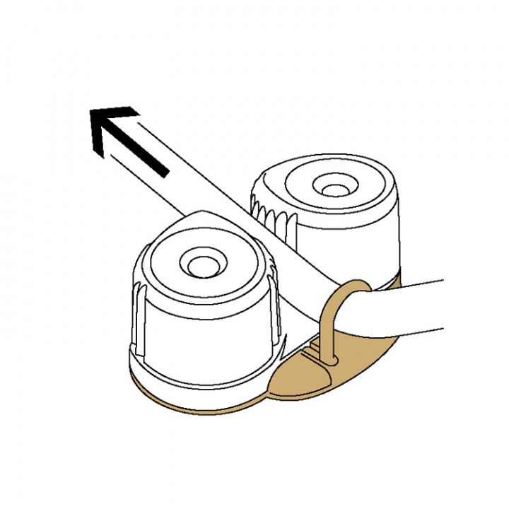 Underbygel Medelstor Svart