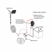 Elektrisk Skotvinsch E1 12/24V Elektrisk Skotvinsch E1 12/24V
