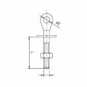 Öglebult Rostfri Liten Öglebult Rostfri Liten