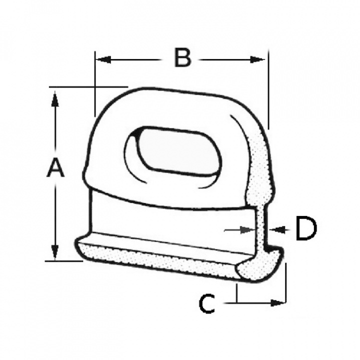 Segeltravare Med Spår 10 mm