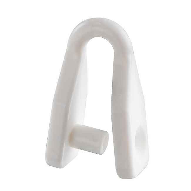 Schackel Vit Nylon Ø6mm För skruv
