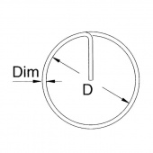 Säkringsring 26 x 1,25 mm Rostfri (10-pack) Säkringsring 26 x 1,25 mm Rostfri (10-pack)