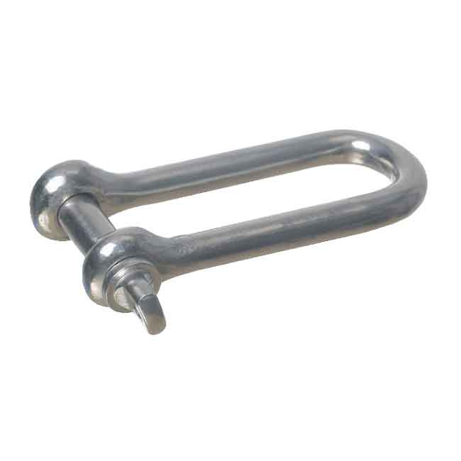 Schackel Med Vingskruv Lång Rostfri 8mm