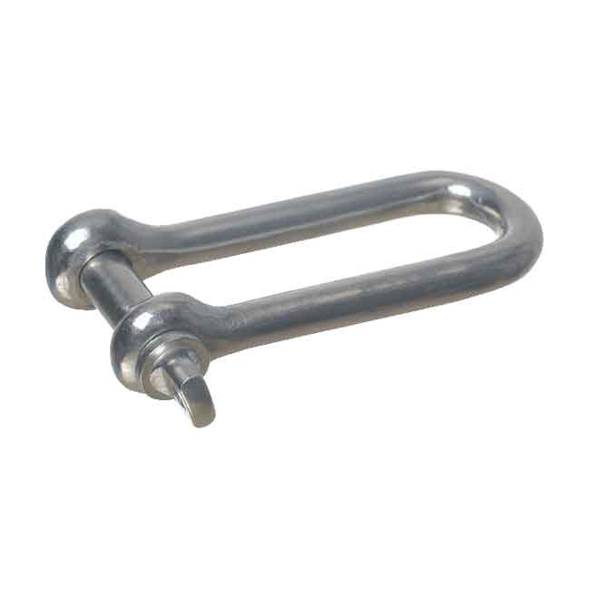 Schackel Med Vingskruv Lång Rostfri 10mm