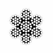 Stålvajer 7x19 Rostfri Ø3 mm Stålvajer 7x19 Rostfri Ø3 mm