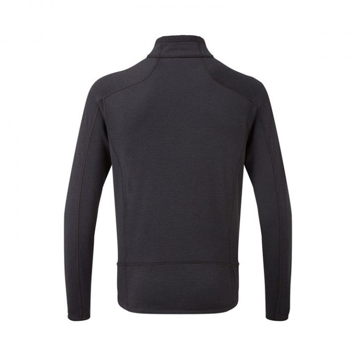 1081 Thermal Zip Neck Fleecetopp Grafit