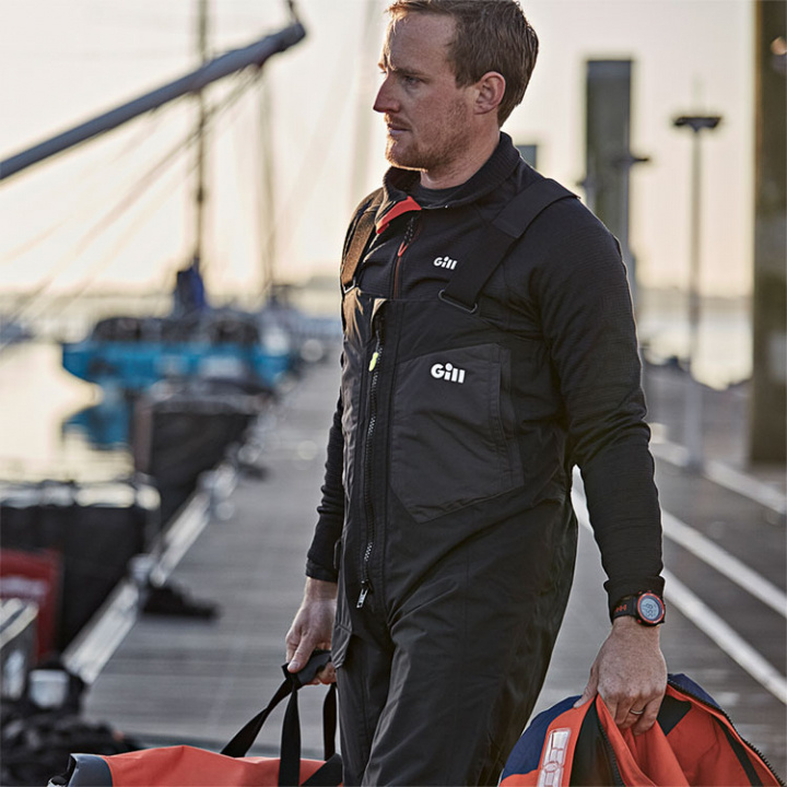 1081 Thermal Zip Neck Fleecetopp Grafit