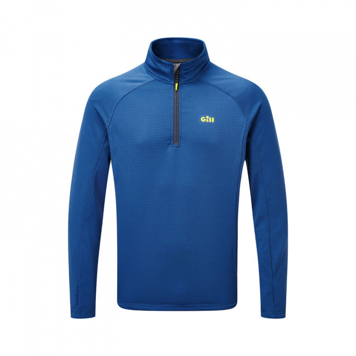 1081 Thermal Zip Neck Fleecetopp Atlantic Blue