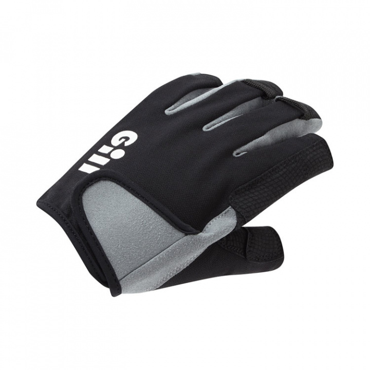 7043 Deckhand Handskar Utan Fingrar Svart