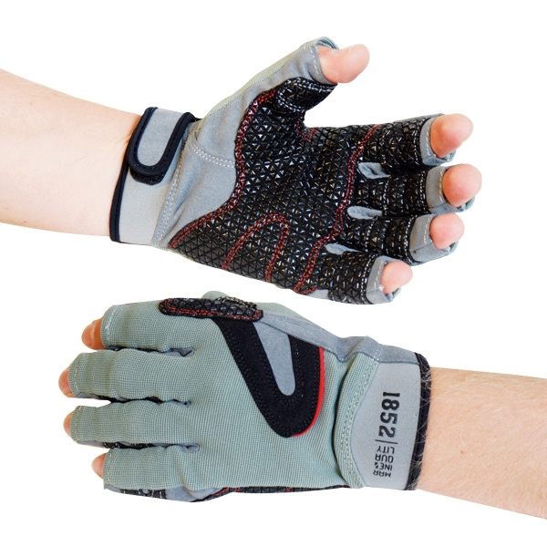 Segelhandskar Utan Fingrar & Silicon Grepp