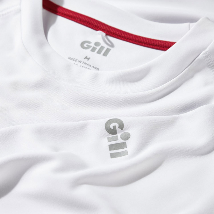 UV011 Herr UV Tec Långärmad T-Shirt Vit