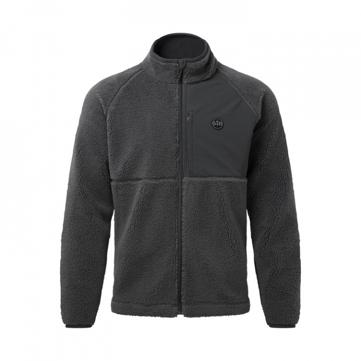1704 Cromerty Fleecejacka Grå