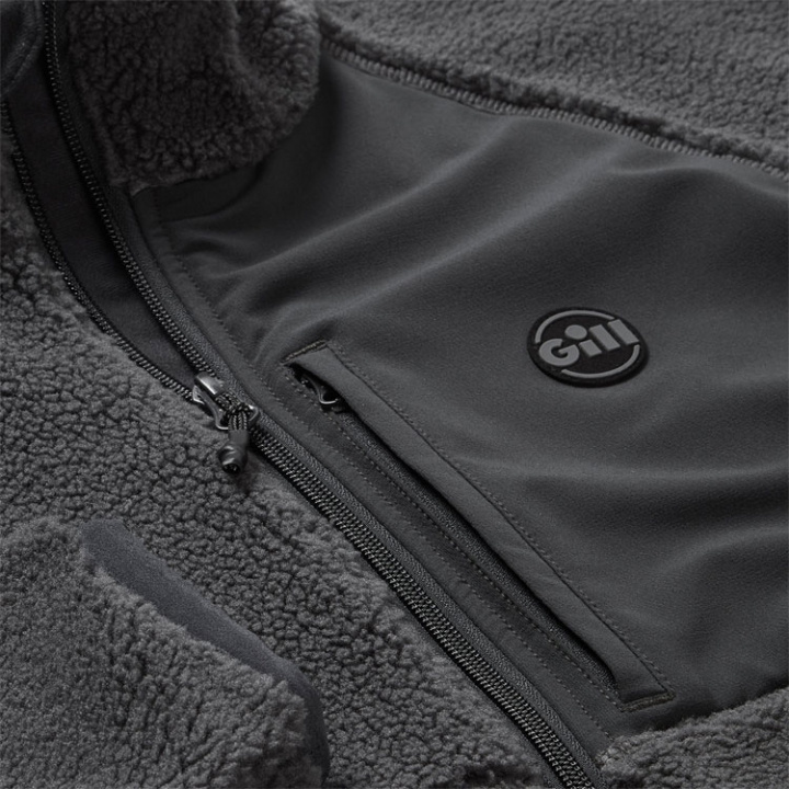 1704 Cromerty Fleecejacka Grå
