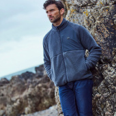 1704 Cromerty Fleecejacka Grå 1704 Cromerty Fleecejacka Grå