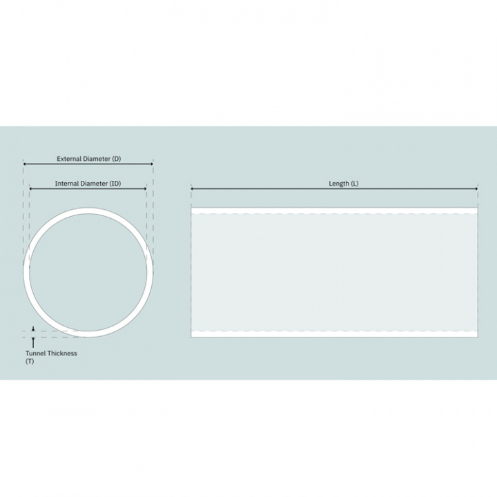 Trumma Stål Ø 386x10x2000mm