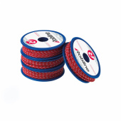 Leech Line UHMWPE-Lina Röd/Silver 1.7 mm 10 m 10-pack Leech Line UHMWPE-Lina Röd/Silver 1.7 mm 10 m 10-pack