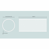 Trumma Glasfiber Ø 513x16x3000mm Trumma Glasfiber Ø 513x16x3000mm