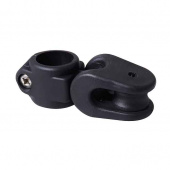 Ledblock Med Svirvel Svart PVC Ø25 mm Ledblock Med Svirvel Svart PVC Ø25 mm