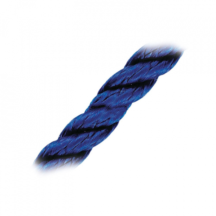 3-Slagen Förtöjningslina Blå Ø14 mm x 200 m