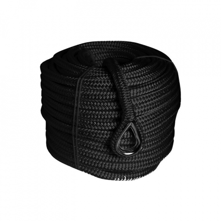 Ankarlina Med Kaus Svart 12 mm 40 m