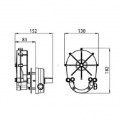 Styrväxel MD45 För Max 60hk (45kw) Styrväxel MD45 För Max 60hk (45kw)