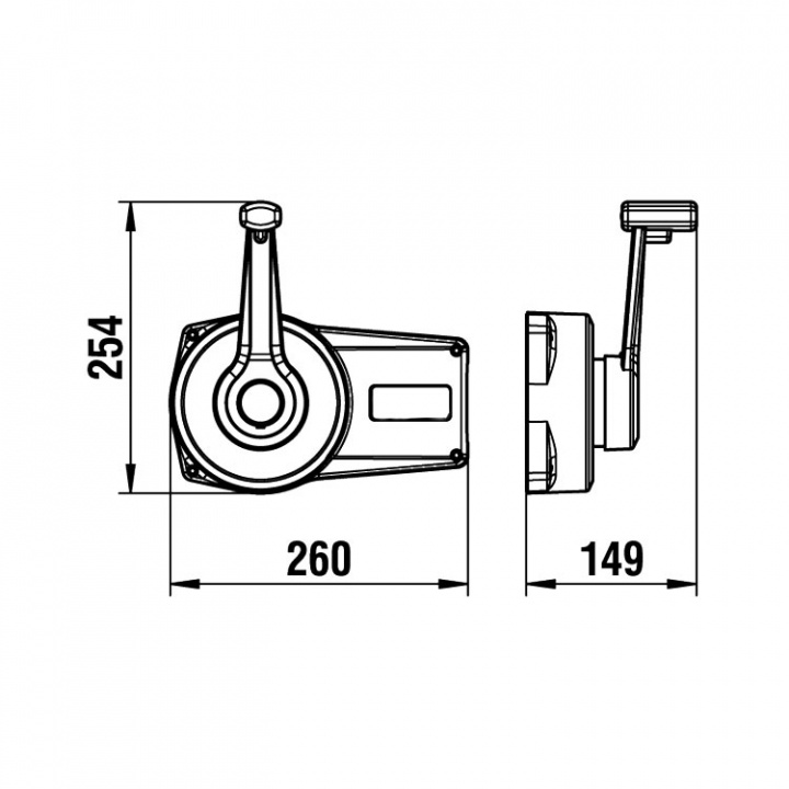 Nordflex Reglage Sidomonterat Med Spärr Svart