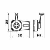 Nordflex Reglage Sidomonterat Med Spärr Svart Nordflex Reglage Sidomonterat Med Spärr Svart